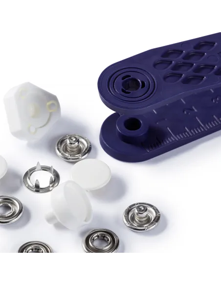 Bouton pression « Jersey » Prym 12 mm blanc | Zephyr Tissus