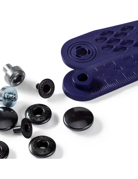 Bouton pression sans couture Anorak 15 mm | Zephyr Tissus