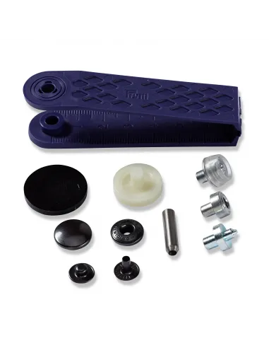 Bouton pression sans couture Anorak 15 mm | Zephyr Tissus