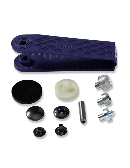 Bouton pression sans couture Anorak 15 mm | Zephyr Tissus