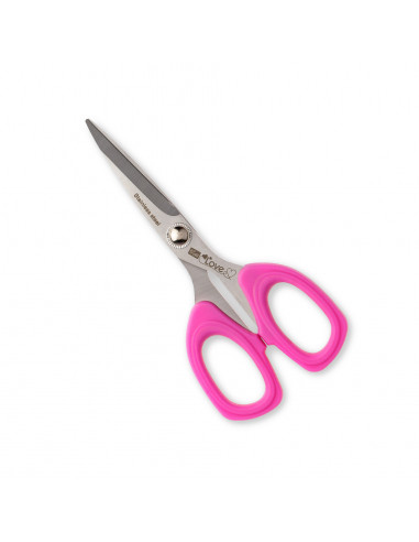 Ciseaux couture micro dent. 13,5 cm fuchsia