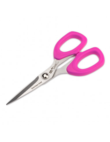 Ciseaux couture micro dent. 13,5 cm fuchsia