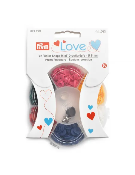 Boutons pression Color Snaps Mini Prym | Zephyr Tissus