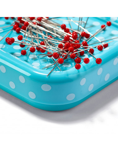 Pelote aimantée « Prym Love » avec épingles tête de verre