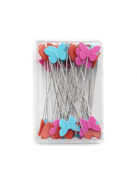 Epingles tête plastique Prym Love, 0,60 x 50 mm, assortiment