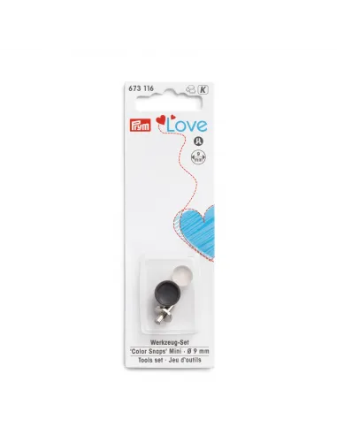 Jeu d'outils Color Snaps Mini 9 mm Prym | Zephyr Tissus