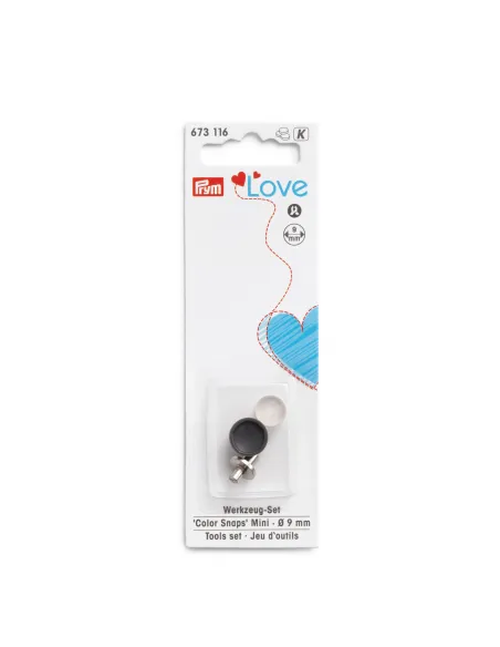 Jeu d'outils Color Snaps Mini 9 mm Prym | Zephyr Tissus
