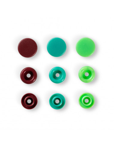 Bouton pression Color Snaps, Prym Love, 12,4mm, vert