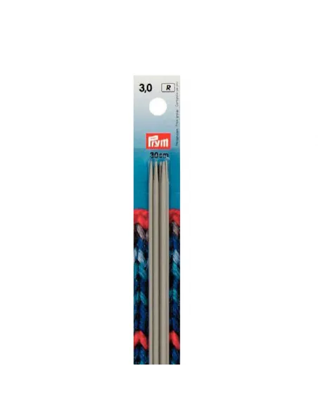 Aiguilles à tricoter 2 pointes Prym 30 cm | Zephyr Tissus