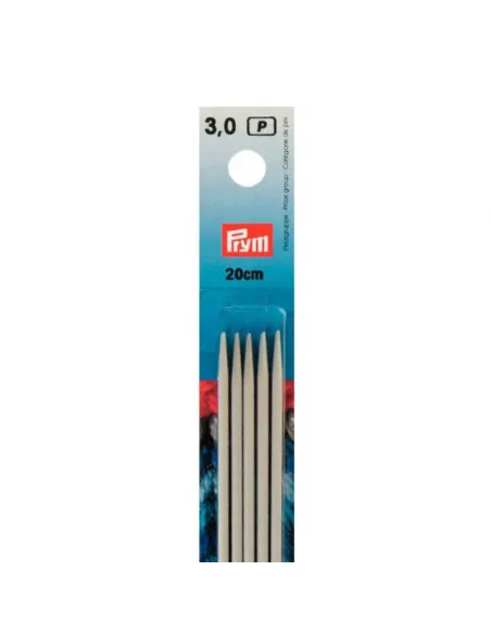 Aiguilles à tricoter 2 pointes Prym Ø3 mm | Zephyr Tissus