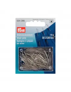 Épingles à piquer Prym 0,60 x 30 mm acier | Zephyr Tissus