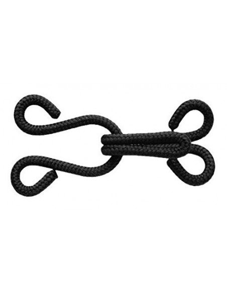 Agrafes et portes pour fourrures, noir