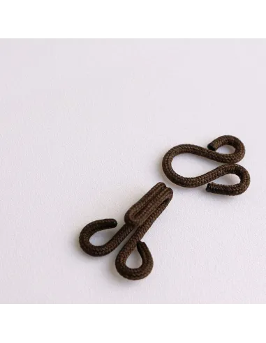 Agrafes pour fourrures Prym marron 25 mm | Zephyr Tissus