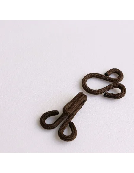 Agrafes pour fourrures Prym marron 25 mm | Zephyr Tissus