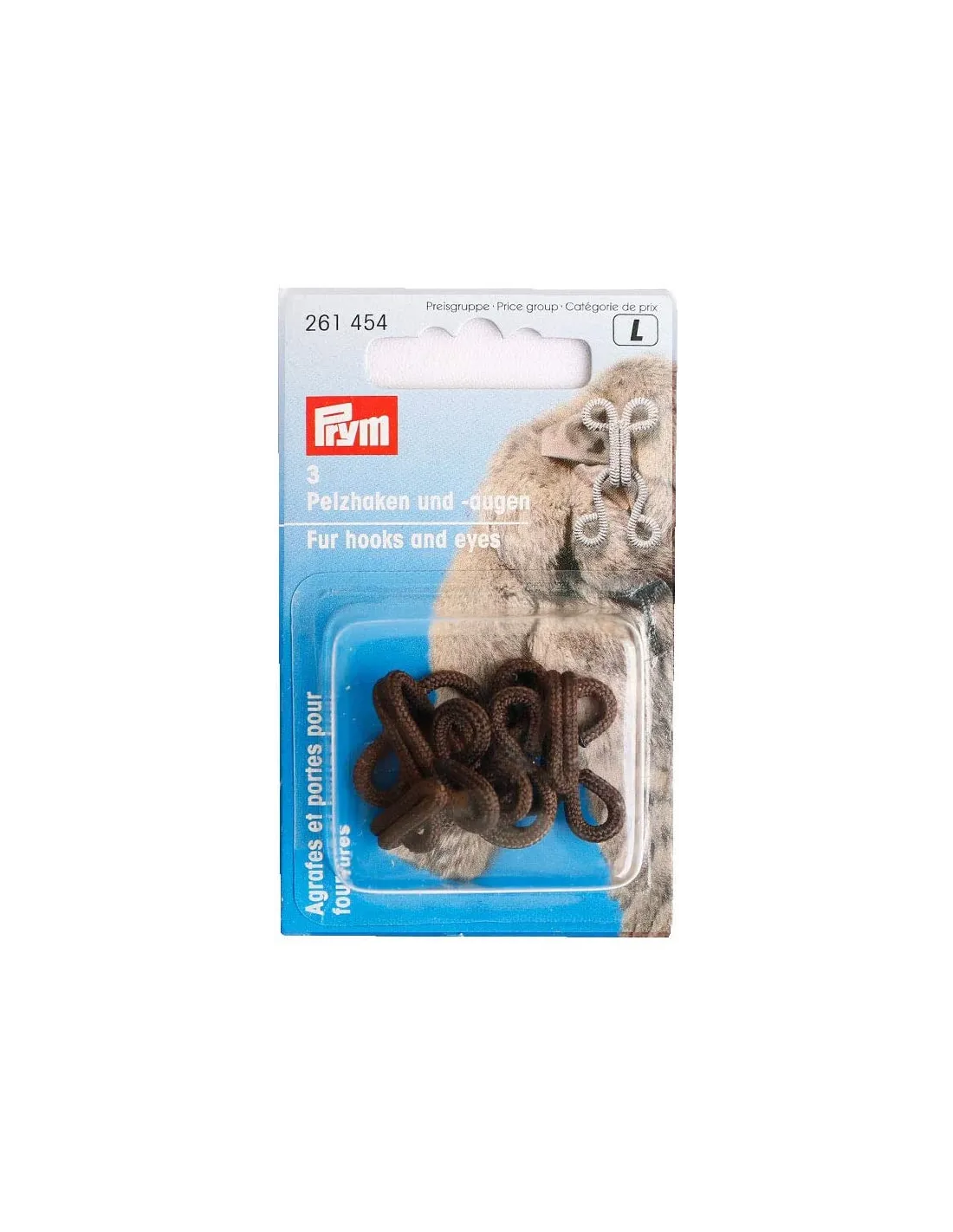 Agraphes pour fermeture, Prym - 3 tailles