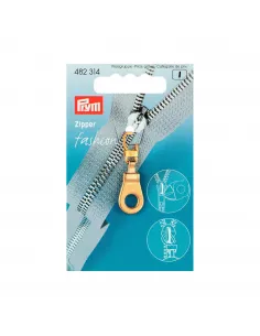 Tirette Prym Fashion-Zipper or, œillet métal | Zephyr Tissus