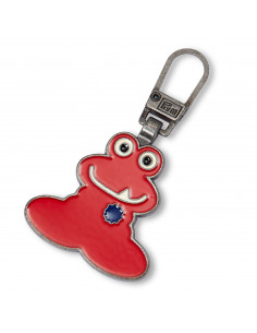 Tirette « Fashion-Zipper » motif fun rouge 2
