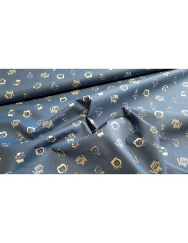 Popeline coton animaux