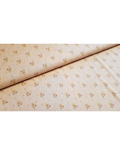 Viscose lurex fleuri