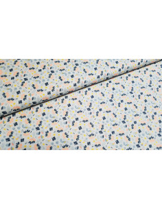 Popeline coton belles fleurs