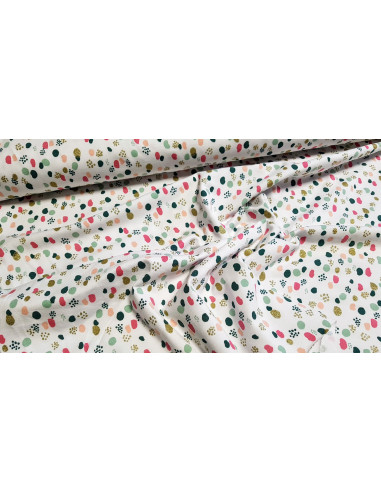 Jersey coton points scintillants