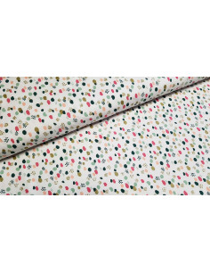 Jersey coton points scintillants