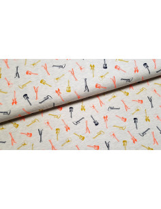 Jersey coton guitares