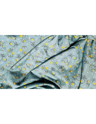 Jersey coton bébé dinosaures