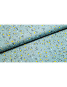 Jersey coton bébé dinosaures