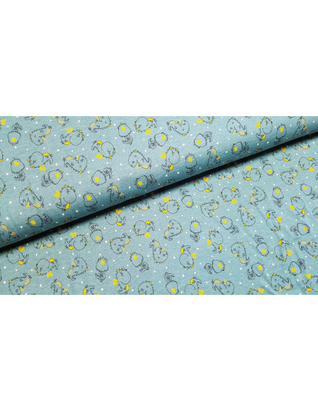 Jersey coton bébé dinosaures