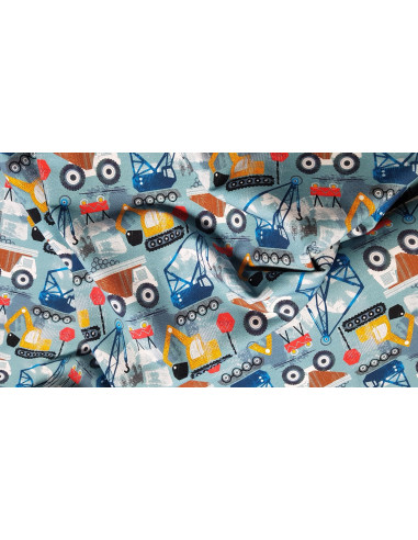 Jersey coton vehicules