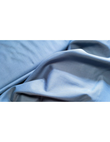 Voile de coton, bleu jeans