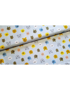 Popeline coton oursons