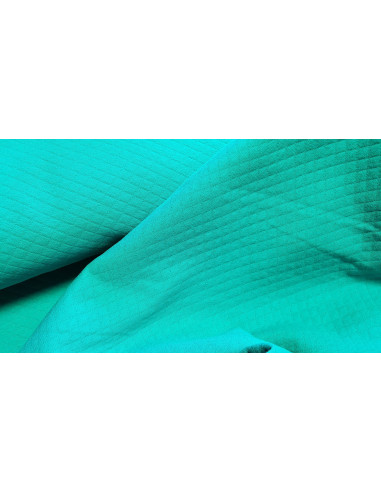 Matelassé bleu turquoise