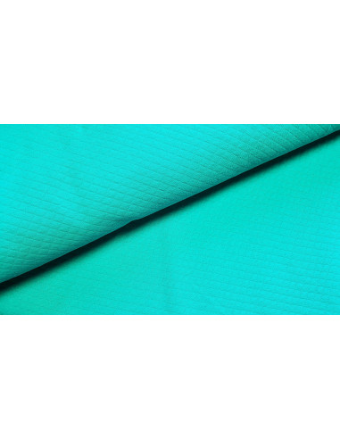 Matelassé bleu turquoise