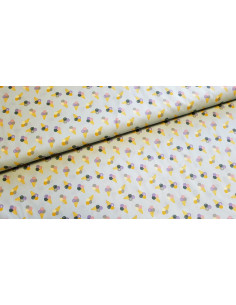 Popeline coton glaces