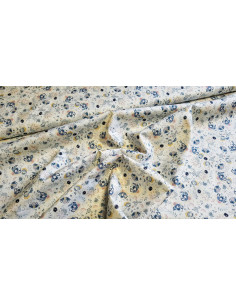 Popeline de coton, impression digitale, fleurs 2