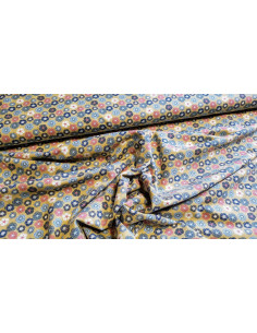 Jersey coton fleurs des sables 2