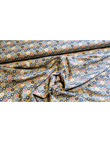 Jersey coton fleurs des sables