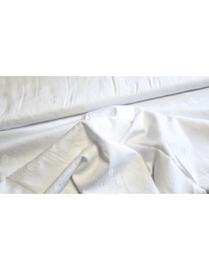 Satin coton brodé arcs en ciel 2