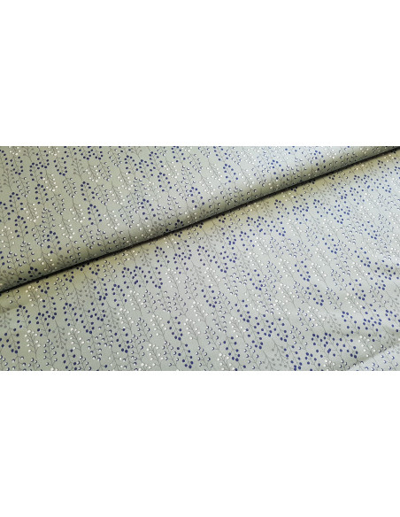 Popeline coton branches fleuri