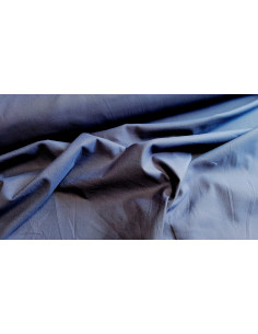 Popeline coton uni bleu marine 2