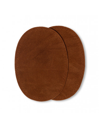Renforts imitation daim, thermocollant, 10 x 14cm, chamois