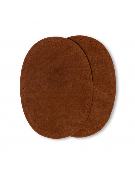 Renforts imitation daim, thermocollant, 10 x 14cm, chamois