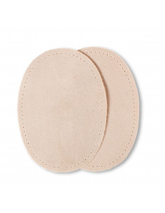 Renforts imitation daim, thermocollant, 10 x 14cm, sable 2