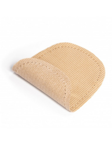 Renforts velours côtelé, thermocollants, 10 x 14cm, beige