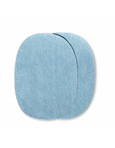 Renforts jean, thermocollants, 10 x 14cm, bleu clair