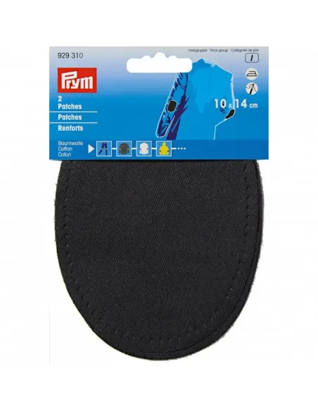 Renforts thermocollants Prym noir 10 x 14 cm | Zephyr Tissus