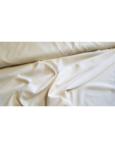 Crêpe léger uni écru 2