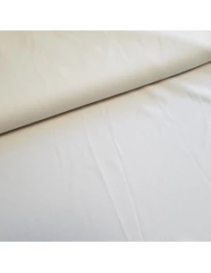 Tissu, Crêpe Léger Uni, Écru, Laize 147 cm, 100% Polyester 169g/m²